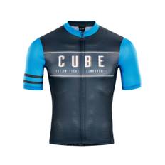 Cube Blackline Trikot Cross kurzarm | grey n blue