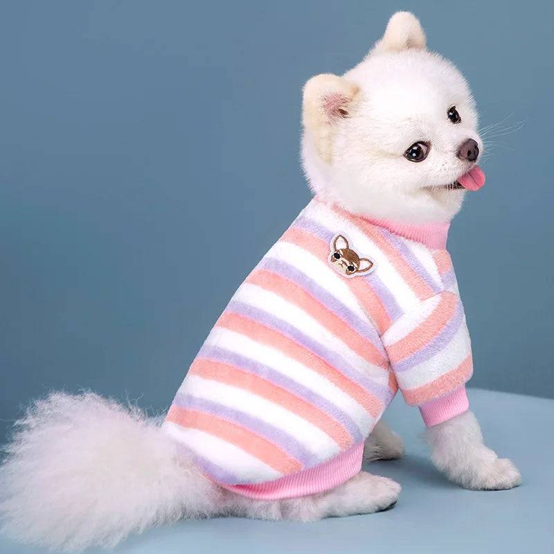 Soft Fleece Pet Outfit - Pink / S (S)
