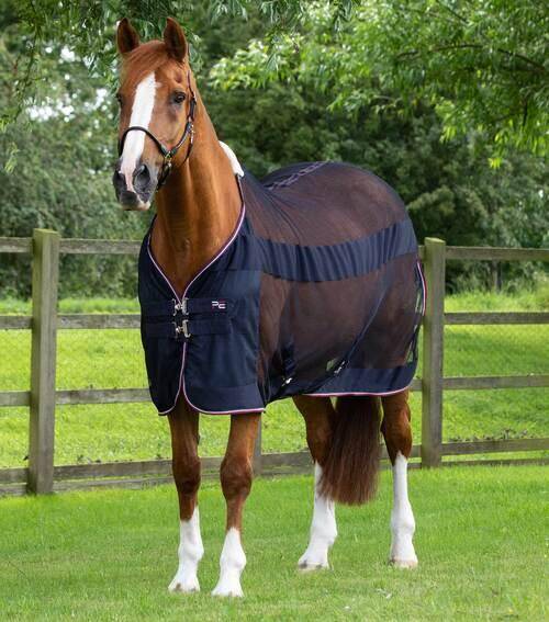Premier Equine Arisca Scrim Cooler - Navy