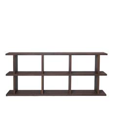 Ferm Living - Kona Bookcase 3x2 - Dark Stained - Hyllor & Hyllsystem - Träfärgad - Trä