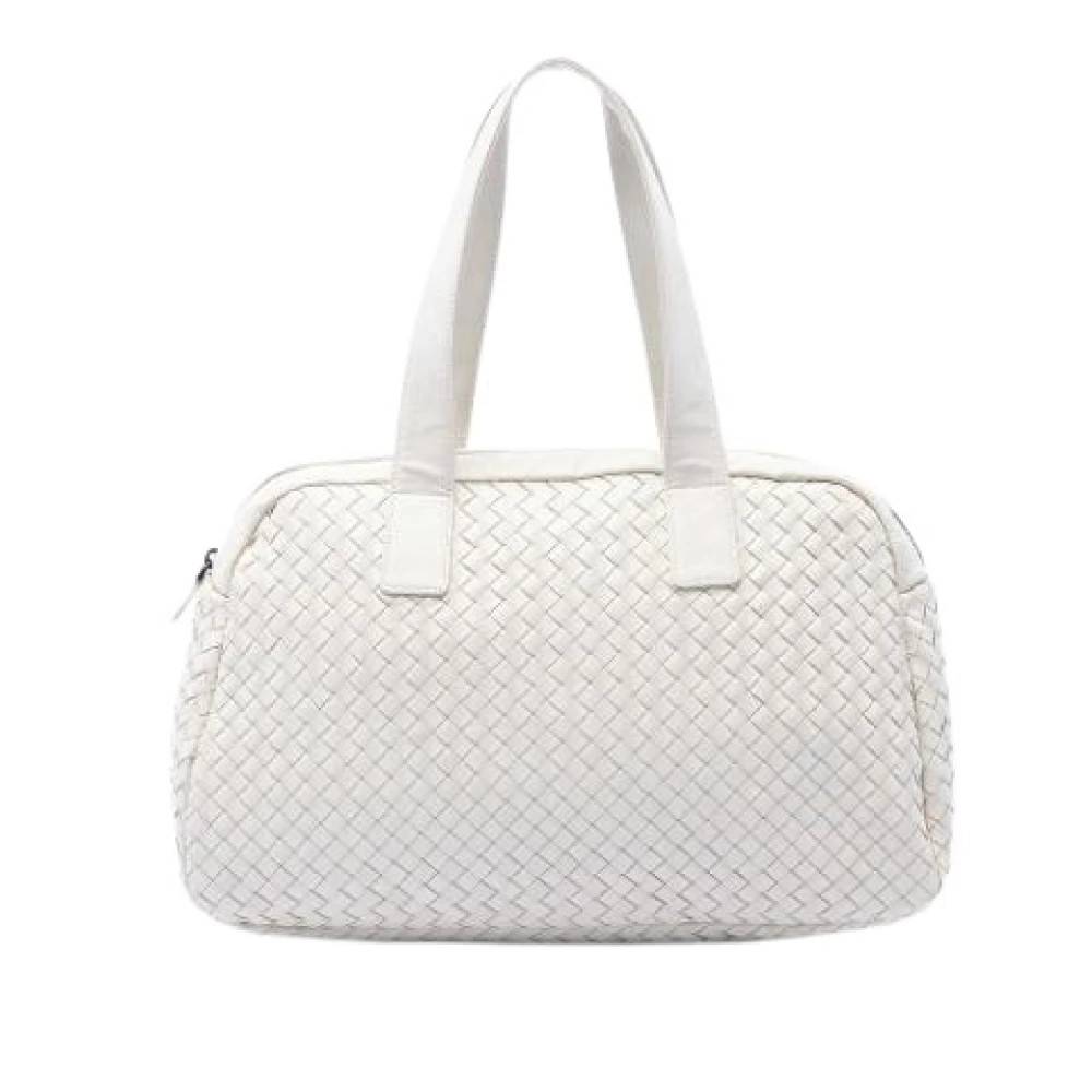 Bottega Veneta Vintage Pre-owned Laeder hndtasker - Vintage - Dame - Hvid - ONE SIZE -