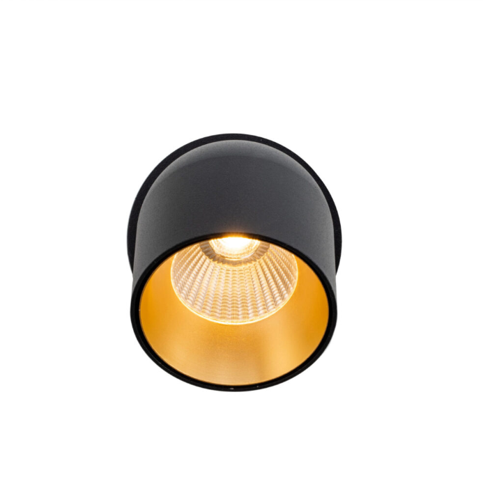 Design Cup spot fra Antidark - Sort/guld / 3000K