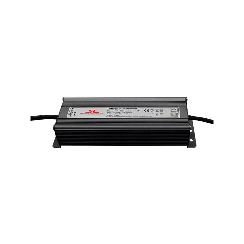 Led Transformer 12V DC 150W IP67 Dæmpbar