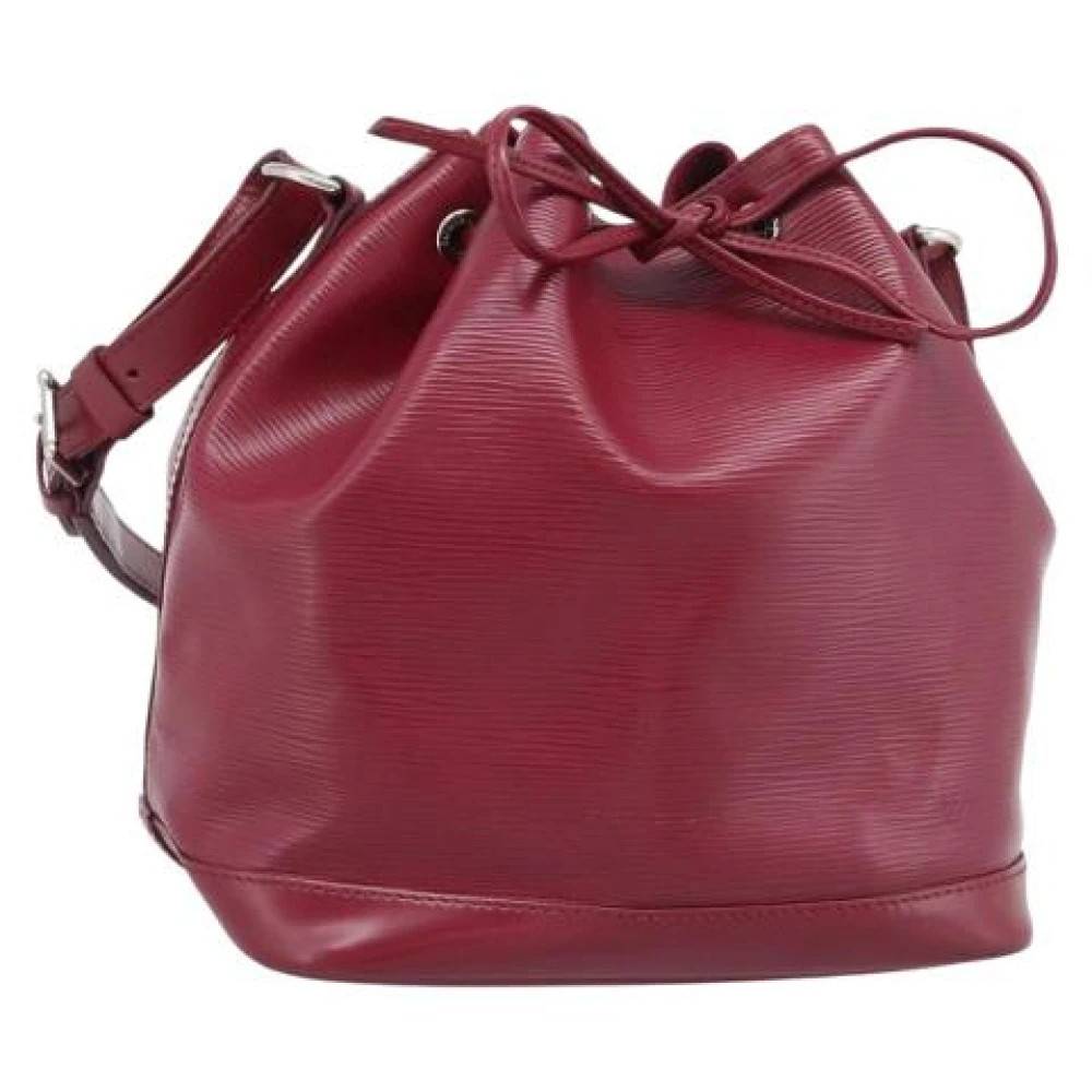 Louis Vuitton Vintage Pre-owned Petit Noe Skuldertaske - Vintage - Dame - Rød - ONE SIZE - Uld