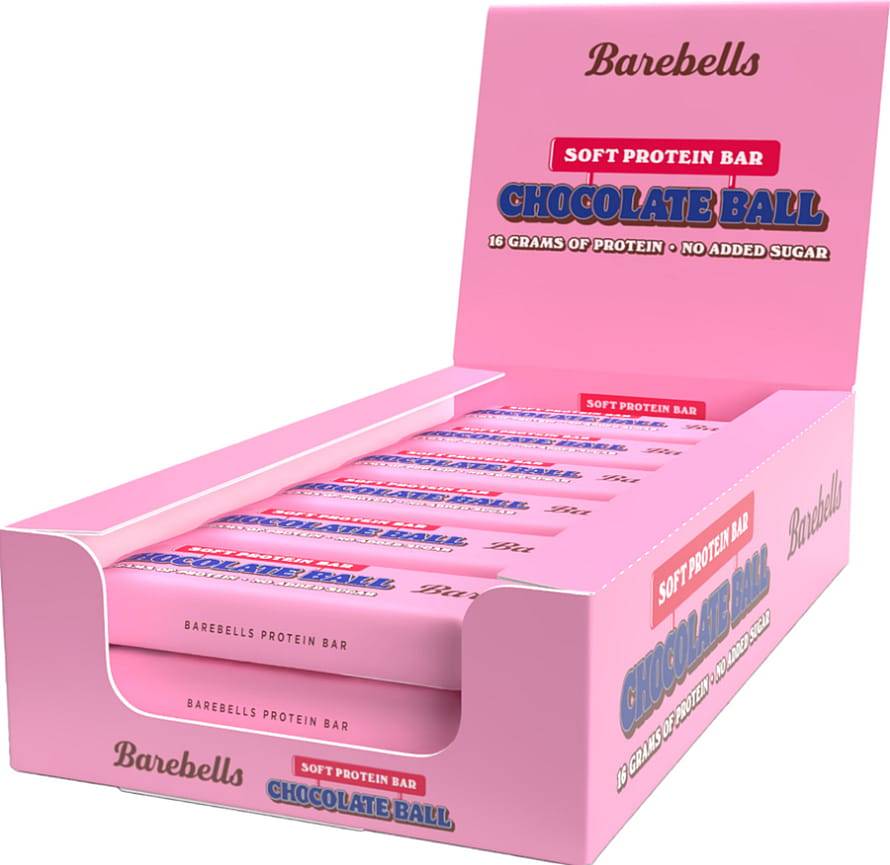 Barebells Proteinbar 12-pak (1 kasse) Soft Chocolate Ball
