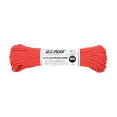 Nylon Paracord reb 4mm x 30 m - Rød