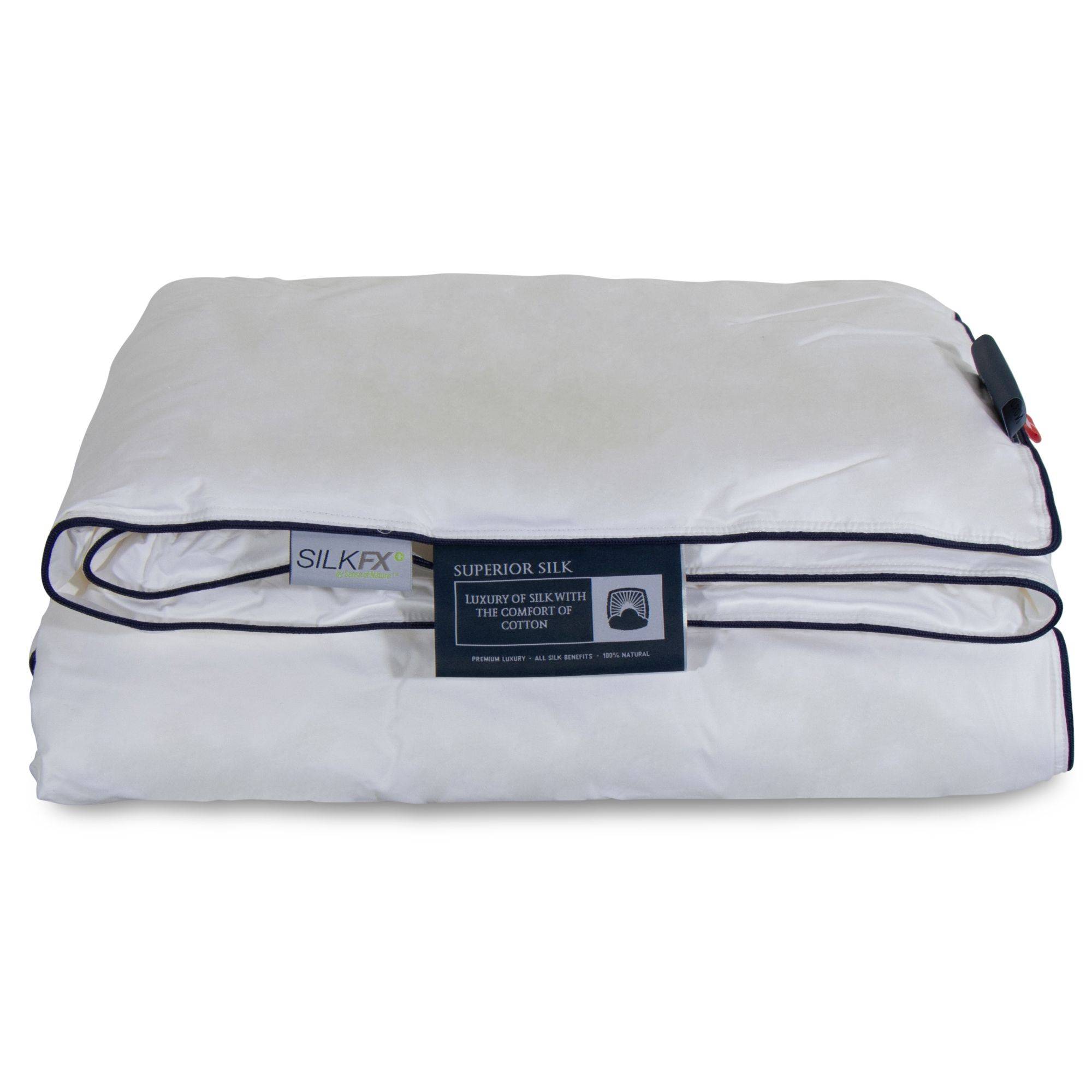 Helårs dobbeltsilkedyne - 100% langfibret mulberry silke - 240x220 cm - Nordic Comfort dobbeltdyne