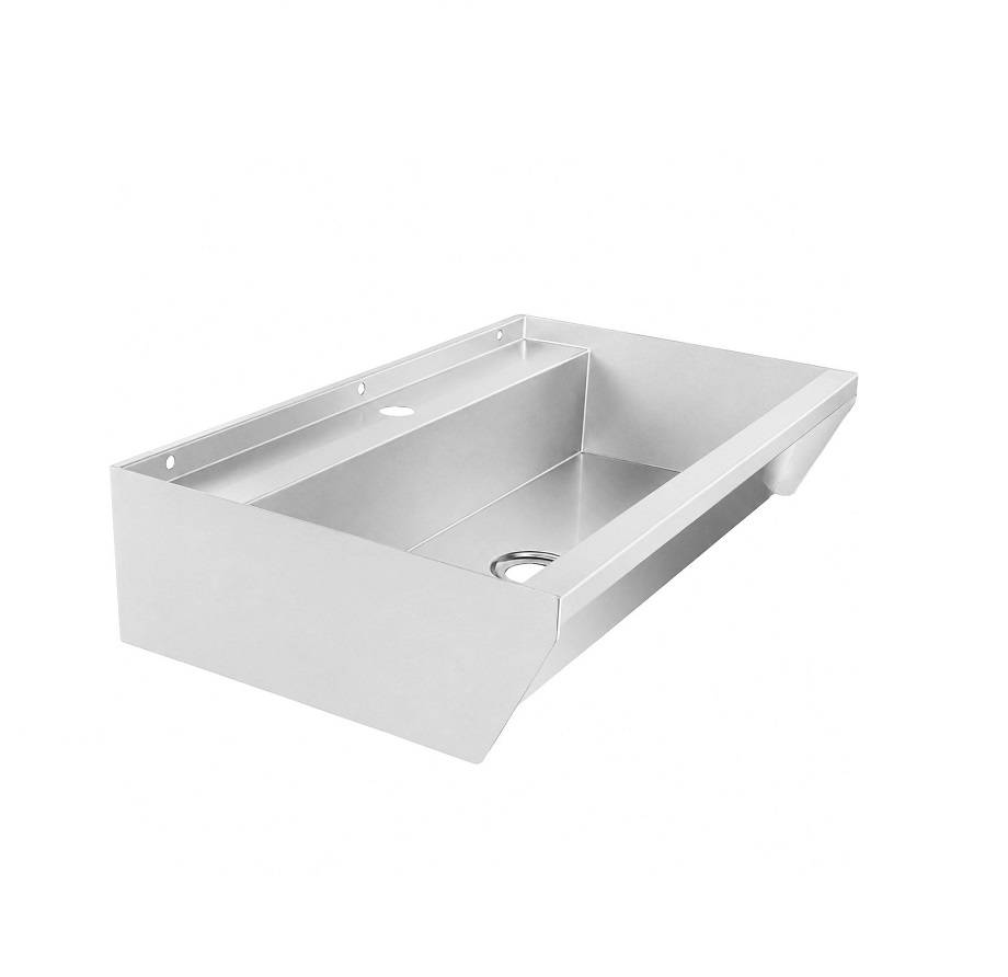 Rostfritt Handfat (60–180 cm) - 600X360X135MM