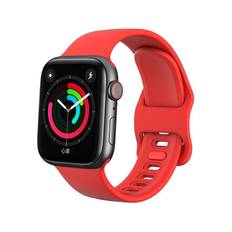 Silikonarmband Apple Watch 41mm Series 9 röd