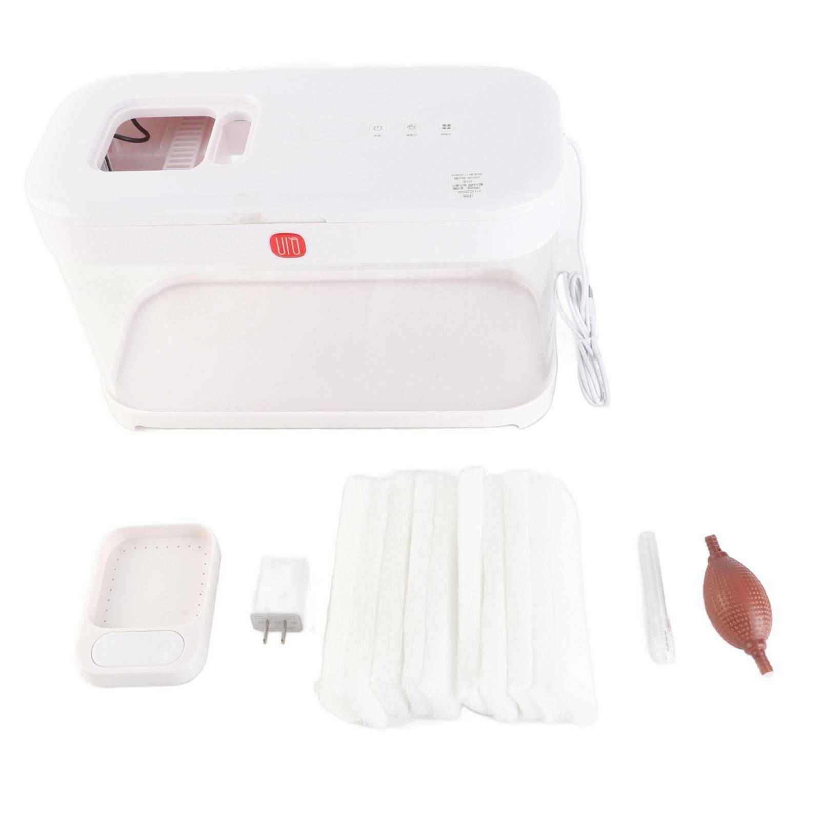 Smart Aquarium Tank White Eco Fish Tank Small Desktop USB Aquarium Includes LED Lighting and