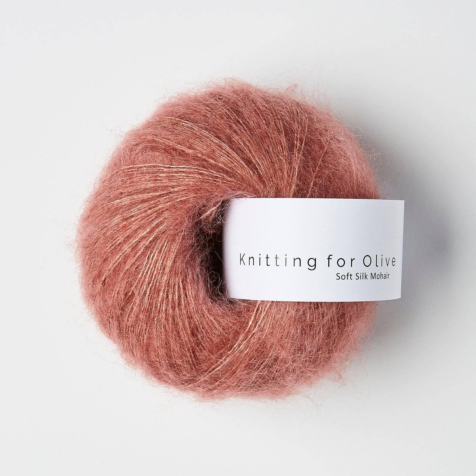 KFO Soft Silk Mohair - Blommerosa - Knitting for Olive garn - KFO365