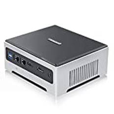 Mini PC Windows 11 Pro Core i9-9880H,Mini Dator 2 LAN 8GB DDR4 RAM 512GB M.2 NVME SSD, Mini Stationär PC USB3.0 DP HDMI, Dual Band WiFi BT 4.2 QIKEMALL