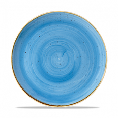 Stonecast Cornflower Blue tallerken 26 cm, Churchill
