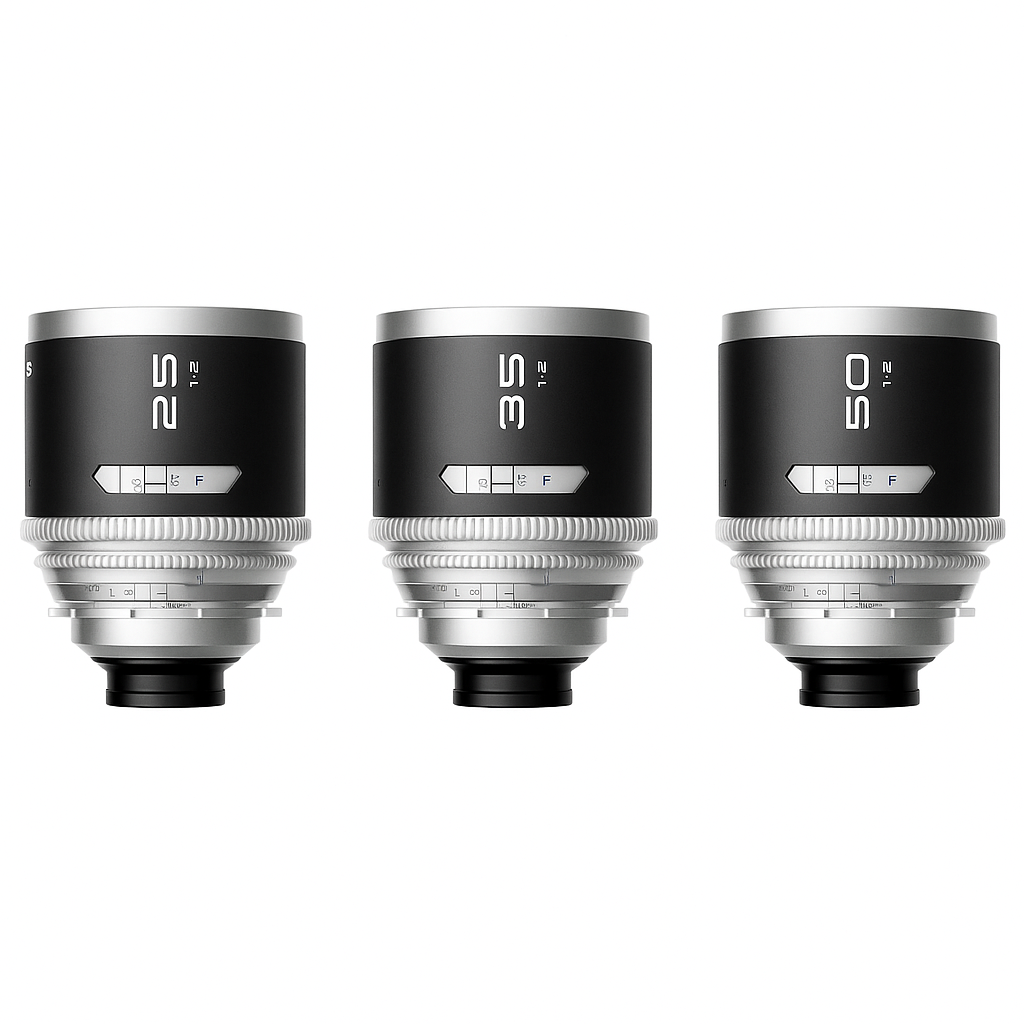 Blazar Mantis (25mm, 35mm, 50mm) T2.0 1.33x Anamorphic 3-Lens Set