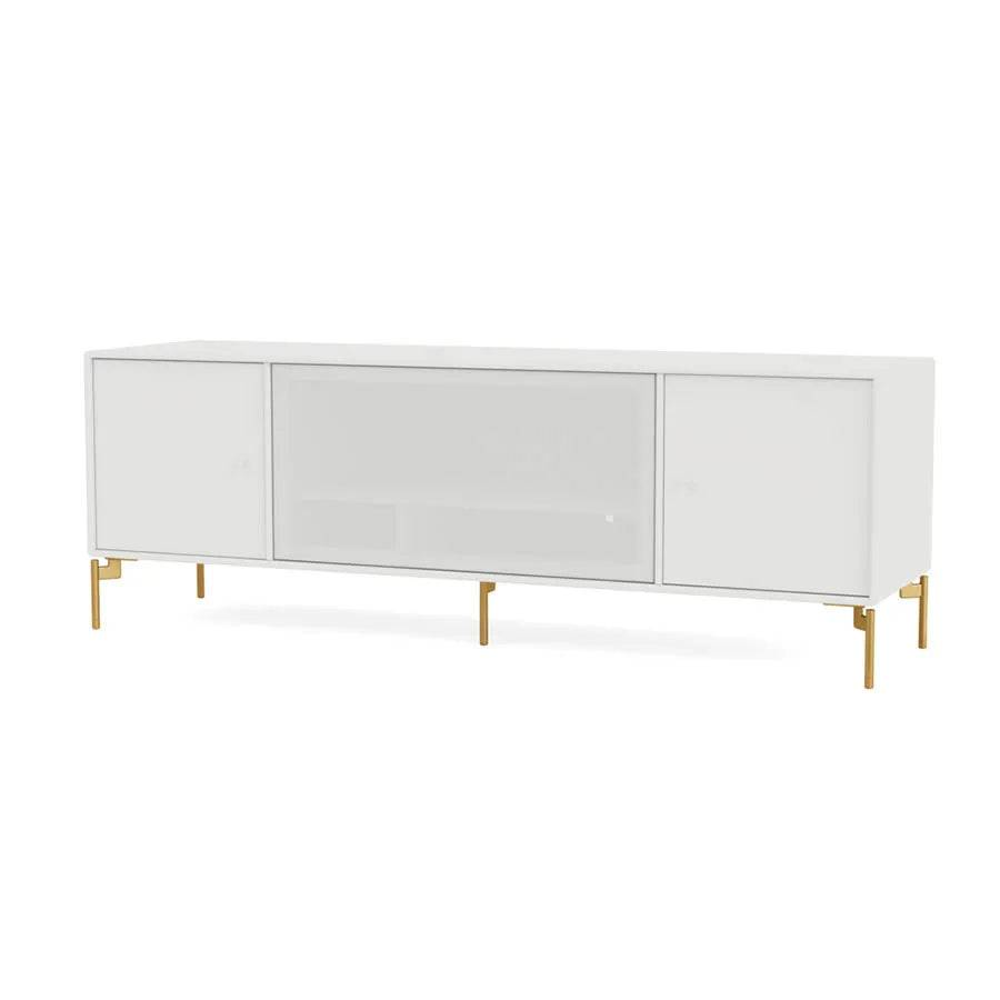 TV & Sound modul Octave III, SI13 medium, inkl. ben fra Montana White / Krom - Jacobsen Plus
