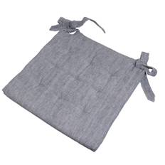 Gripsholm Chambray Klack Navy Stolsdyna 41x41x3 cm