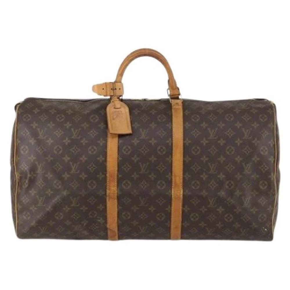 Louis Vuitton Vintage - Pre-owned Canvas Weekend Bag Vintage - unisex - ONE Size - Läder