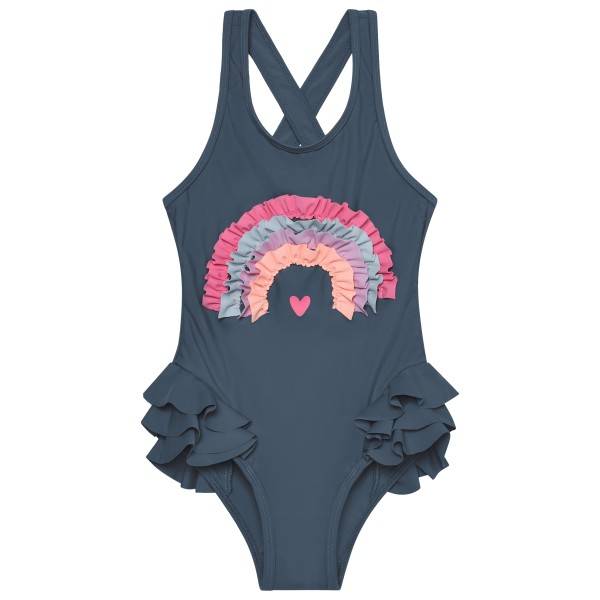 Color Kids Kid's Swimsuit with Application Badedragt Børn størrelse 134 farve blå