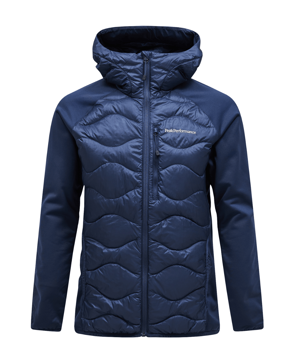 Peak Performance Men Helium Down Hybrid Hood - Blue Shadow - L
