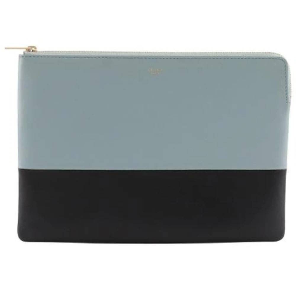 Celine Vintage Pre-owned Vintage Clutch - Vintage - Dame - Blå - ONE SIZE -