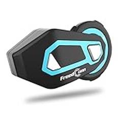 FreedConn Motorcykel intercom trådlöst headset högtalare TMAX PRO hjälm bluetooth hörlurar headset hörlurar, 6-vägs åkare 1000 m interphone motorcykel, universellt par för cykel snöskoter