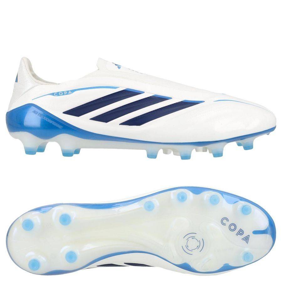 adidas Copa Pure Iv Elite Laceless Ag Chaos Vs Control - Hvid/navy - Kunstgræs (Ag).