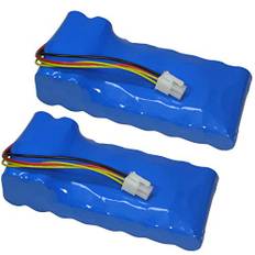 2 x Trade-Shop Premium Li-Ion Battery, 18V/4000mAh for Car Lawnmower Robot Lawn Mower Replaces 580 68 33-01, 580 68 33-02, 580 68 33-03, 588 14 64-01, 588 14 6 6 6" 6 6 6 4-02, 5881464-01, 5881464-02