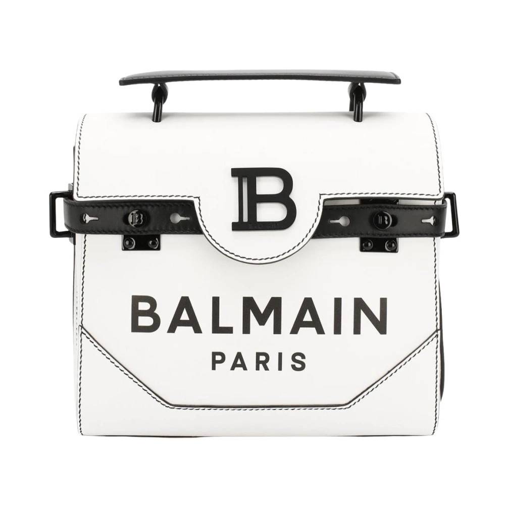 Balmain - Axelremsväska i kalvskinn Väskor - Dam - ONE Size - Läder