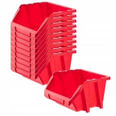 KADAX Container Tray Workshop Storage 214x198mm 10x röd