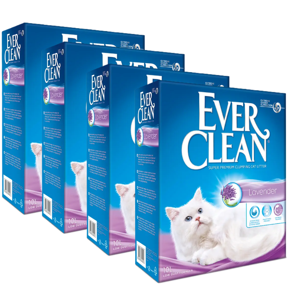 Ever Clean Lavender - Kattsand 4 x 10 L