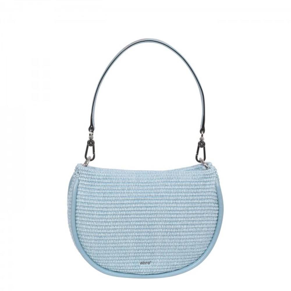 Abro Willow Hobo Taske - Tasker - Dame - Blå - ONE SIZE - Uld