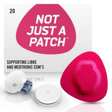 Not Just a Patch Plastre til Freestyle Libre 1 & 2 og Medtronic, 20 stk. (Pink)