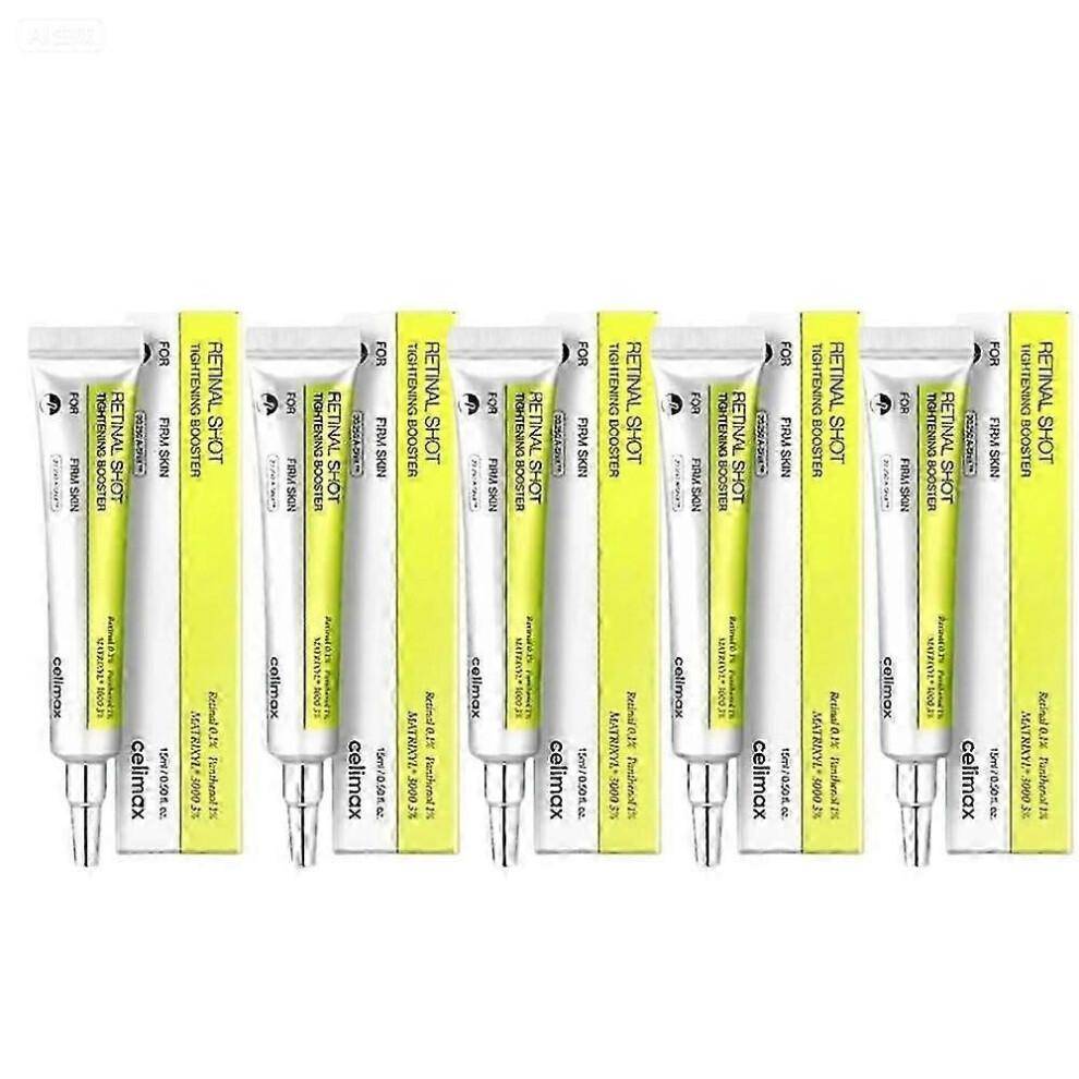 (5 st)1-5 Lådor Celimax The Vita A Retinal Anti-Aging Shot Uppstramande Booster Anti-Aging | Porminskare, Rynkor & Fina Linjer, Fastare Hud, 15ml