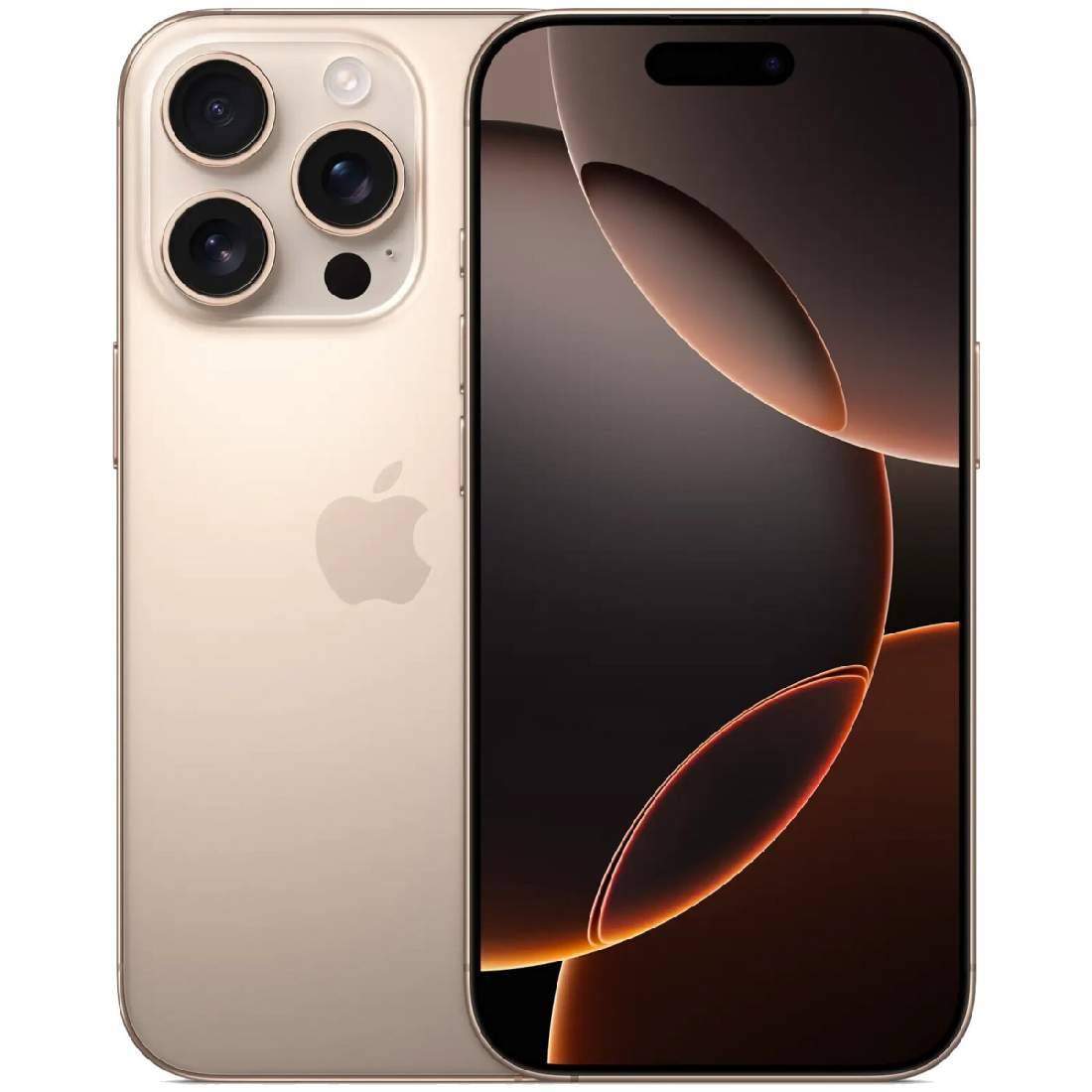 iPhone 16 Pro 256 GB – Titanium, 6,3" skärm, A18-chip