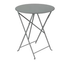 Fermob - Bistro Table Ø 60 - Lapilli Grey - Småbord & Sidobord utomhus - Grå - Metall