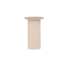 Bianca Sidobord 40x65 cm Runt - Vit Piedestal & blompiedestal Venture Home