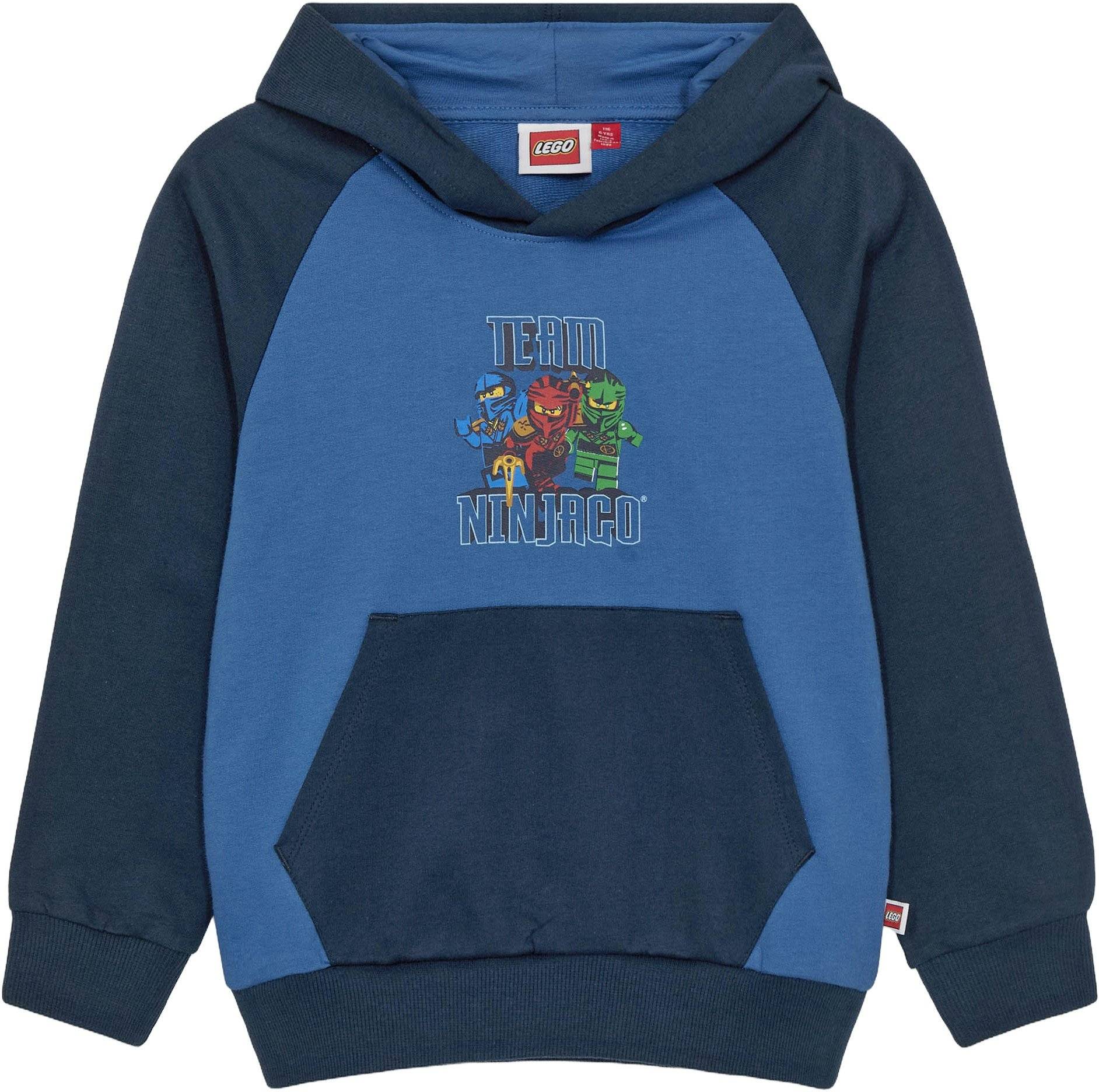 LEGO kidswear/LEGO børnetøj Lwsian 109 Hooded Sweatshirt Stl. 134 cm pojkar - Hoodies Från Magasin - Blå (134 cm)