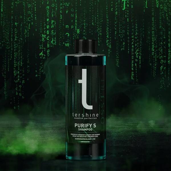 Tershine Purify S BLÅBÄR Keramiskt Schampo 500ml - SPECIALUTGÅVA - så långt lagret räcker