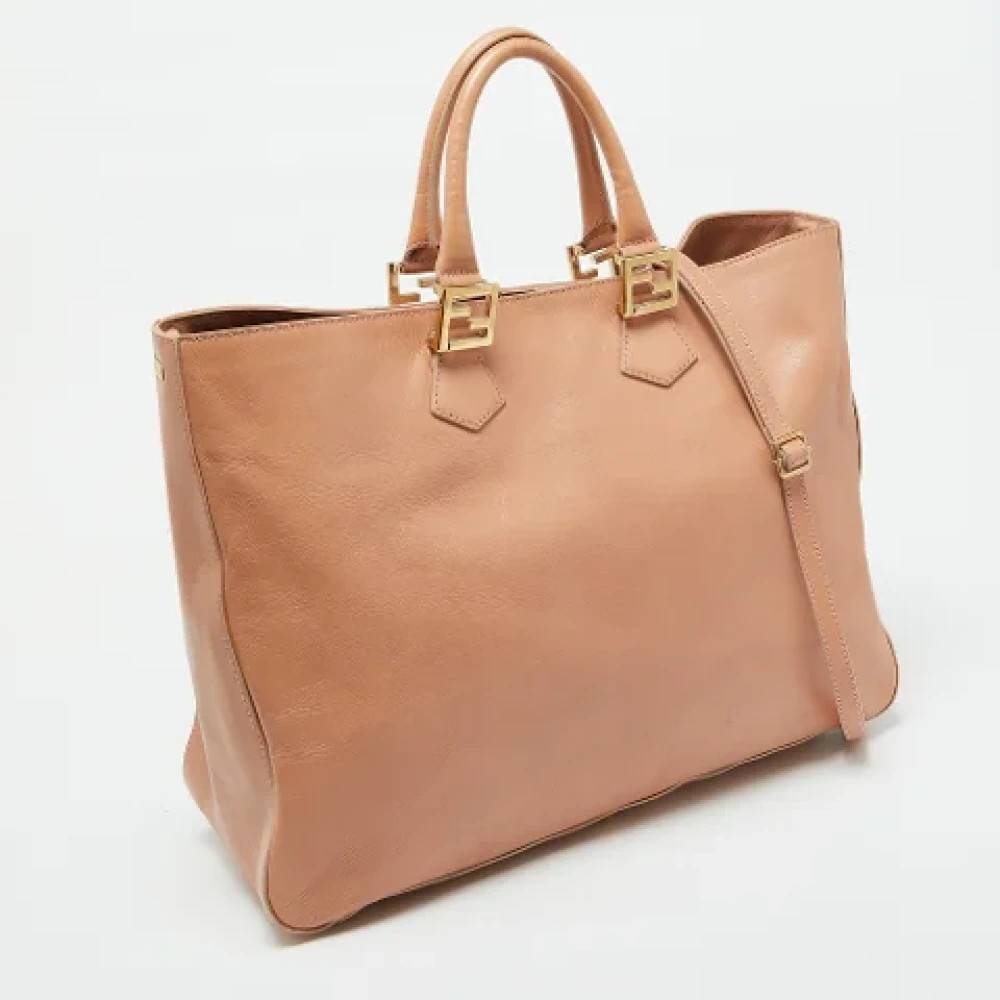 Fendi Vintage Pre-owned Laeder fendi-tasker - Vintage - Dame - Orange - ONE SIZE - Tyl