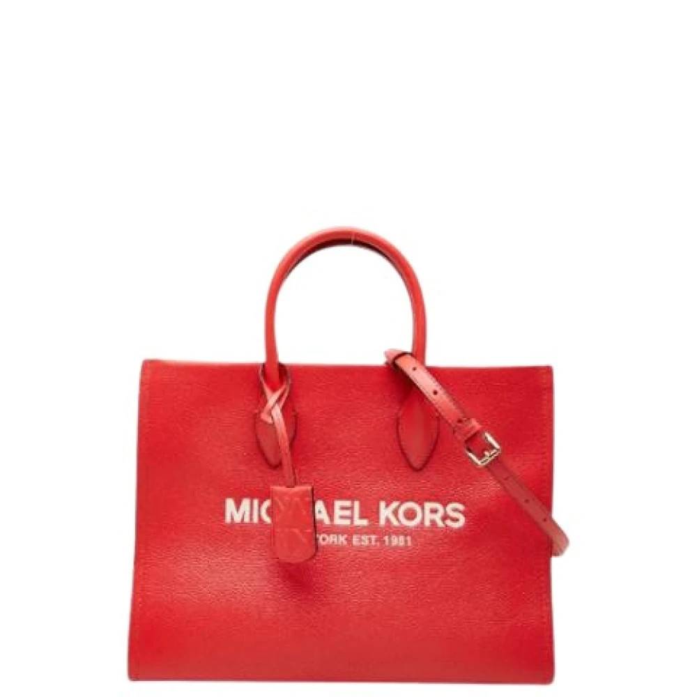 Michael Kors Pre-owned Pre-owned Tote Bag - Vintage - Dame - Rød - ONE SIZE - Uld
