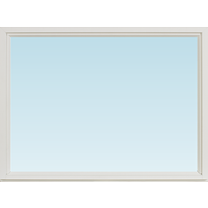 Svenska Fönster SF fast fönster 1180x880mm 1-luft, insida trä utsida aluminium, 3-glas  (12x9)