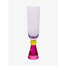 Next Set of 2 Multi Aubrie Bright Champagne Flutes