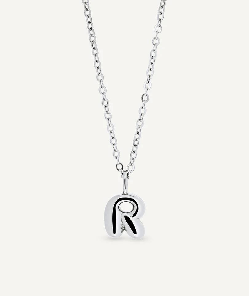 VIDAL & VIDAL Bokstav R Halsband (Silver)