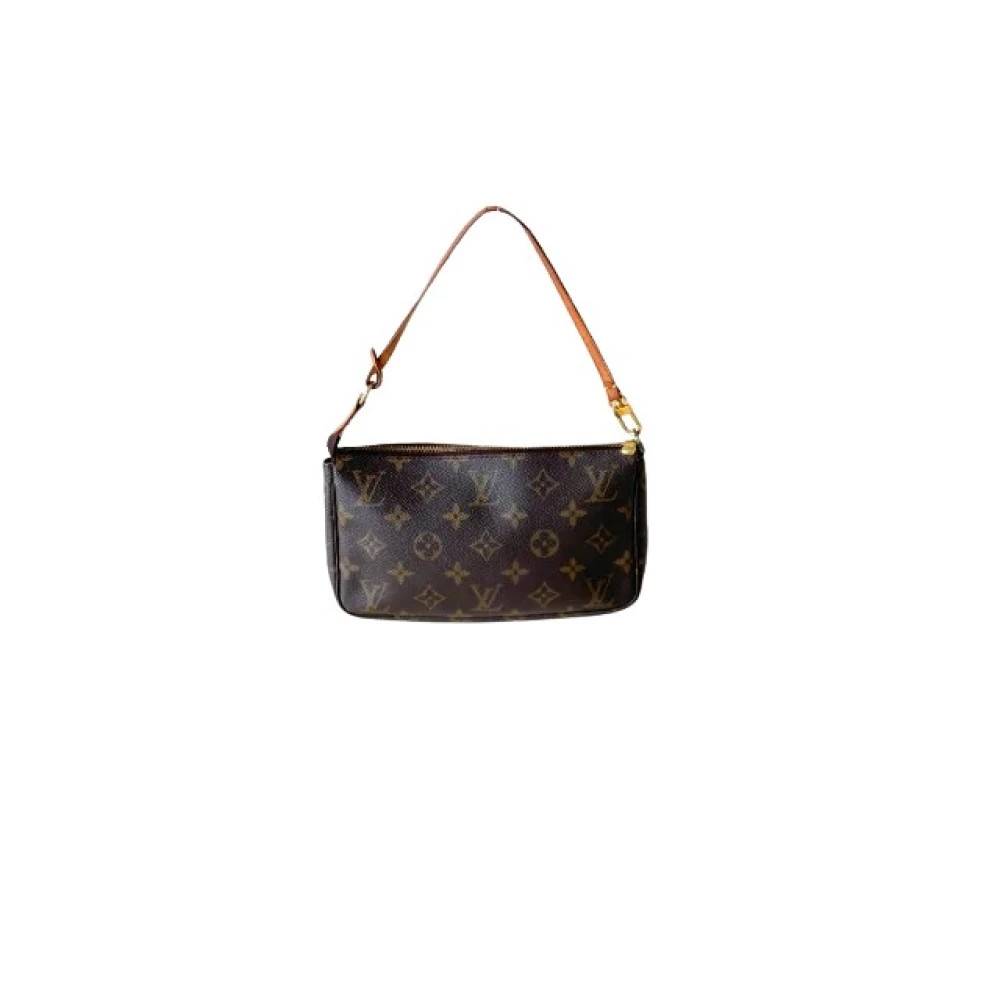 Louis Vuitton Vintage Pre-owned Accessory Pouch - Vintage - Dame - Brun - ONE SIZE - Uld