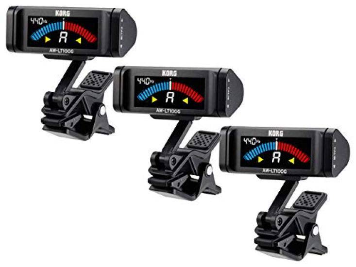 KORG Clip-on Guitar Tuner AW-LT100G 3pcs