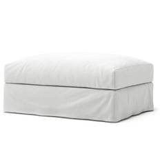 Decotique Le Grand Air Fodskammel - Fodskamler Bomuld Hvid - 390748-390744