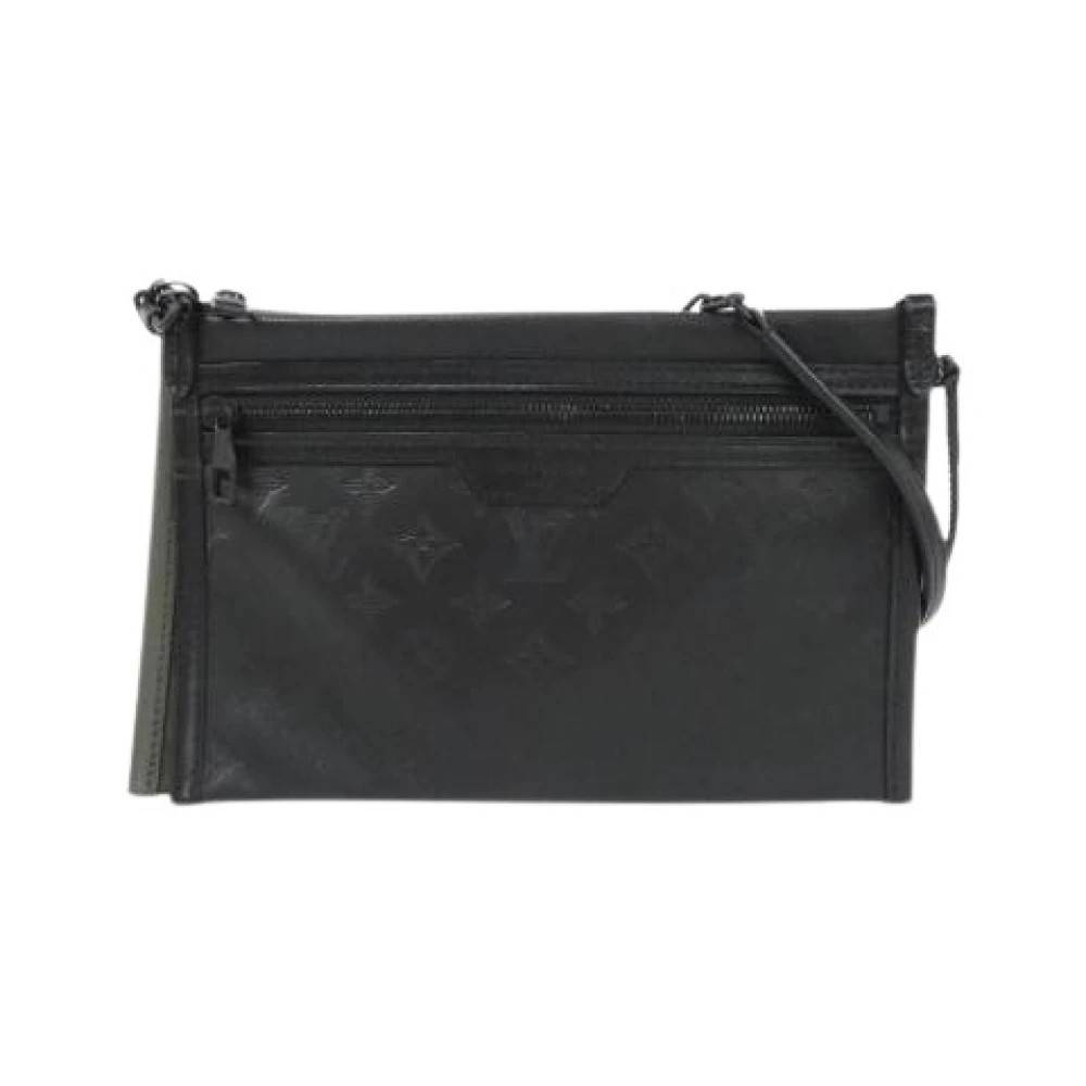 Louis Vuitton Vintage - Pre-owned Monogram Shadow Flat Messenger Vintage - Herr - ONE Size - Läder