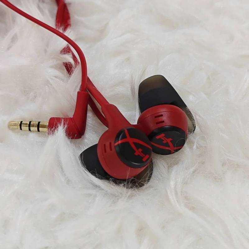 HyperX Gaming Earphones with Mic Cloud Earbuds II 2 for PC, PS4, PS5, Switch, Xbox Wired in-ear Earbuds PC Laptop Gamer Gifts