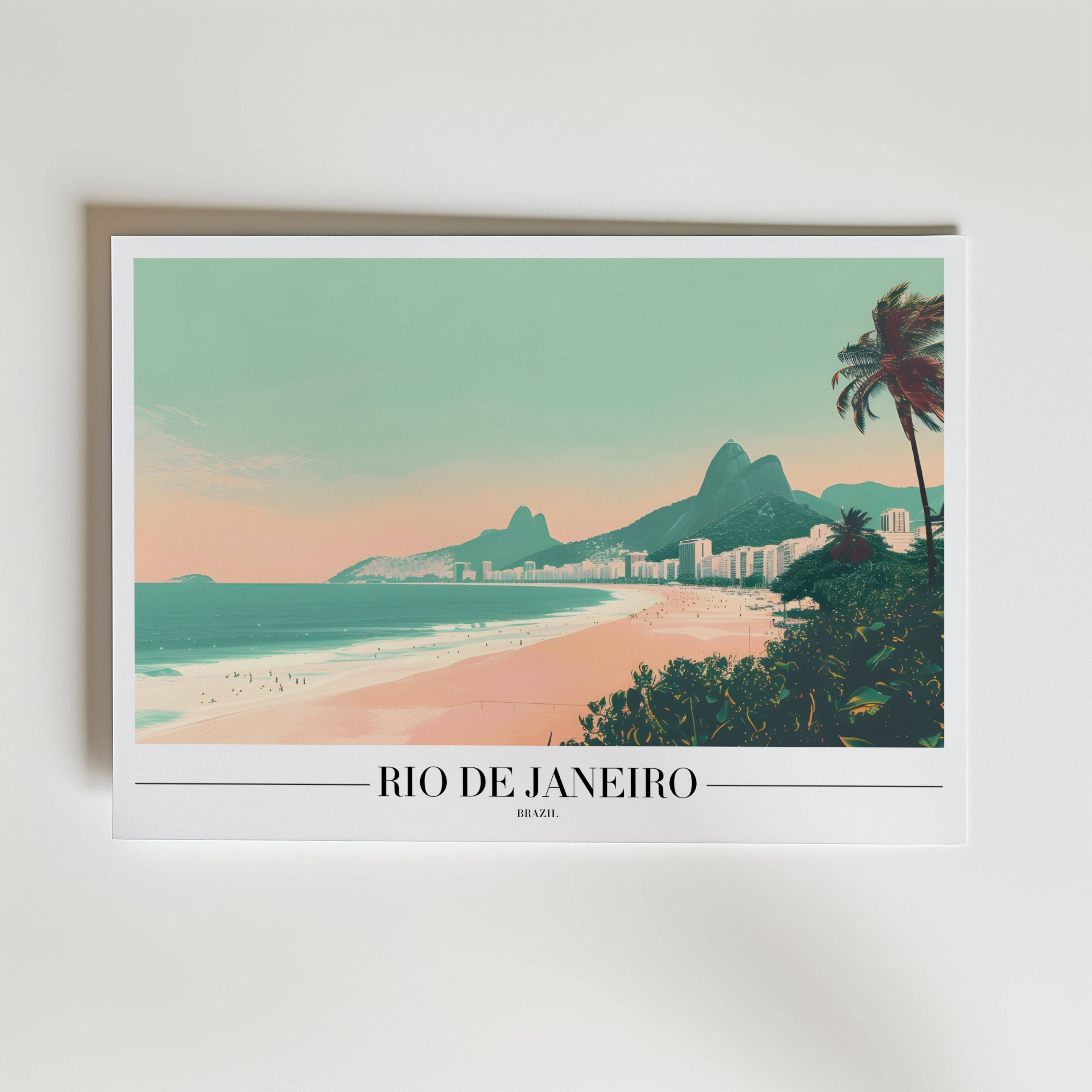 Rio de Janeiro Poster - Fine Art Poster 40x50 cm
