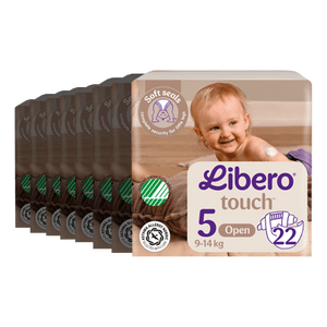 Libero Touch 5 Öppen blöja - 8 x 22 st